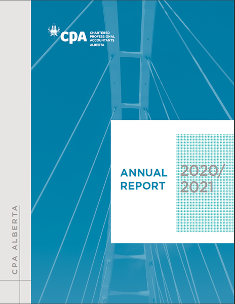 CPA Alberta Annual Report front cover 2020-2021