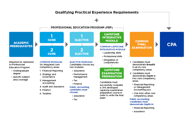 Professional Education Program diagram