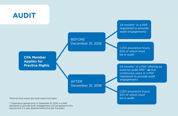Details of Requirements for Audit