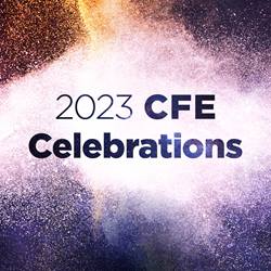 2023 CFE Celebrations image. Image of a celebration with that reads "2023 CFE Celebrations"