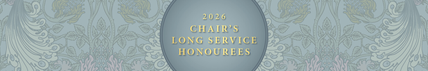 2026 Chair's Long Service Honourees