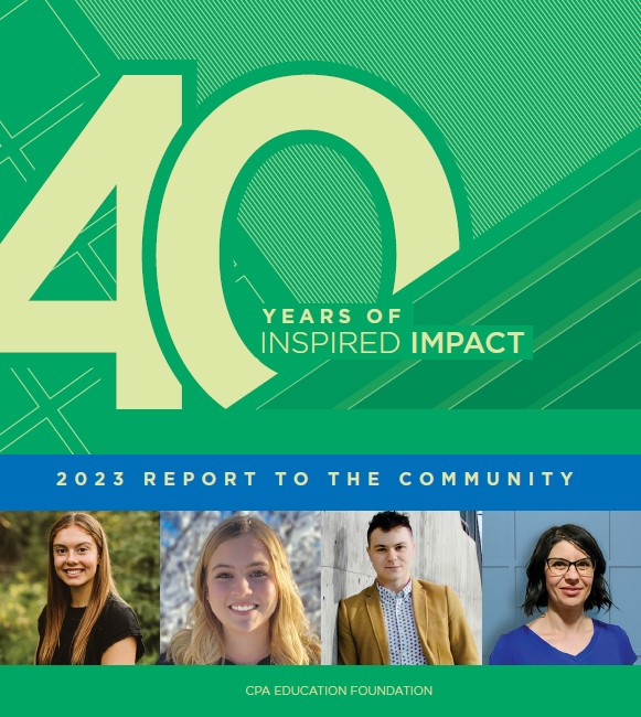 2023 CPA Education Foundation Report to the Community: 40 Years of Inspired Impact