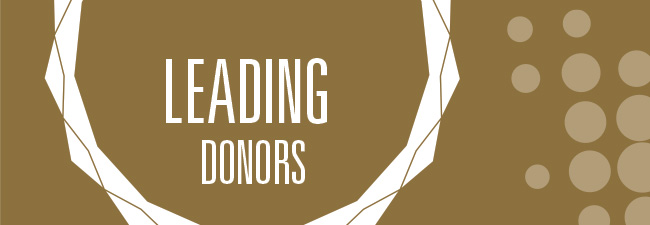 Leading Donors banner