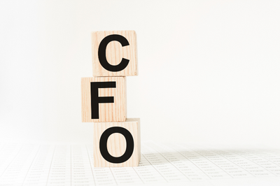 stacked blocks with letters spelling CFO