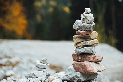 Image of stones stacked on top of one another